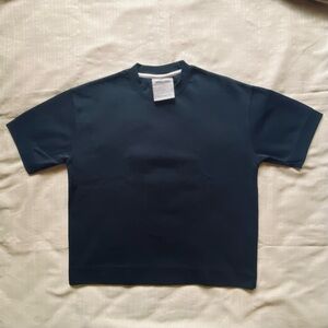 Men's Navy Blue Crop Shirt